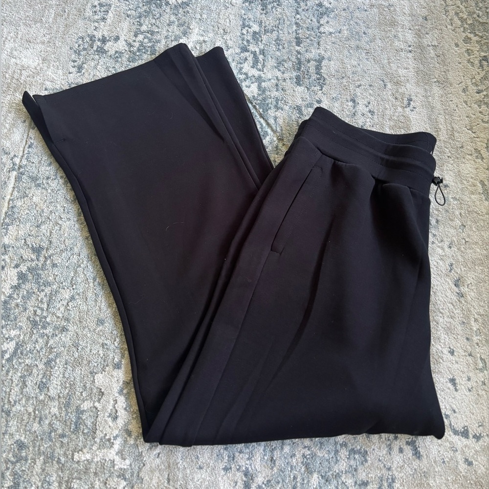 RBX Women's Black Wide Leg Scuba Pants
